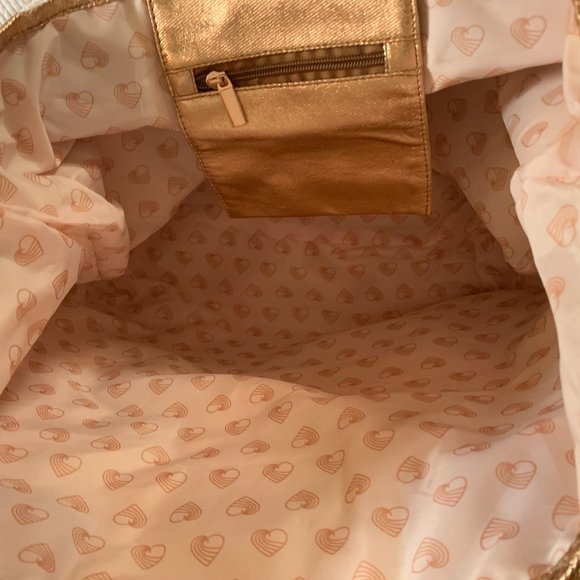 Tone it Up TIU Rose Gold Copper Shoulder Tote Bag - 2017 Bikini Series - Picture 4 of 4